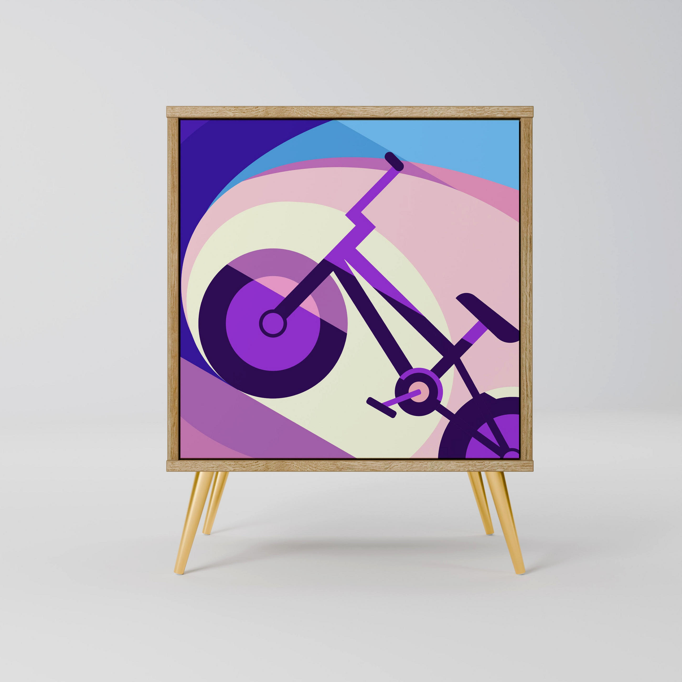 SpaceRebels Sideboard Eiche 57.5x75.5x42 cm