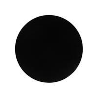 TEPPICH MONO Rund Outdoor Schwarz 100/100 cm - Schwarz, Textil (100/100cm) - Tapiso