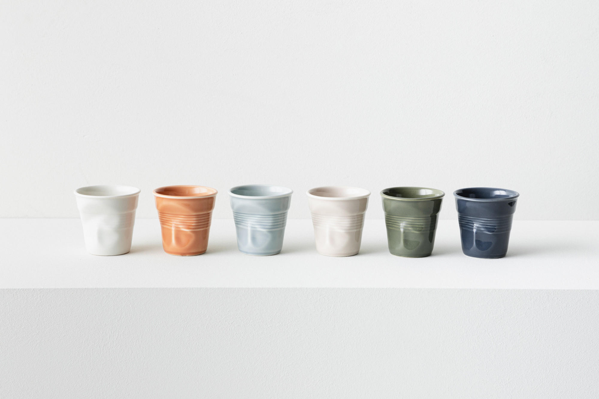 KNICKBECHER Espresso 0,08l Sienna earth - Orange, Keramik (0.08L) - Revol Porcelaine France
