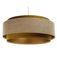HÄNGELEUCHTE Grün 60/25 cm - Beige, Kunststoff (60/1.9/25cm) - ONZENO