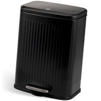 TRETEIMER, schwarz - Schwarz, Metall (28/38.5/25cm) - eluno