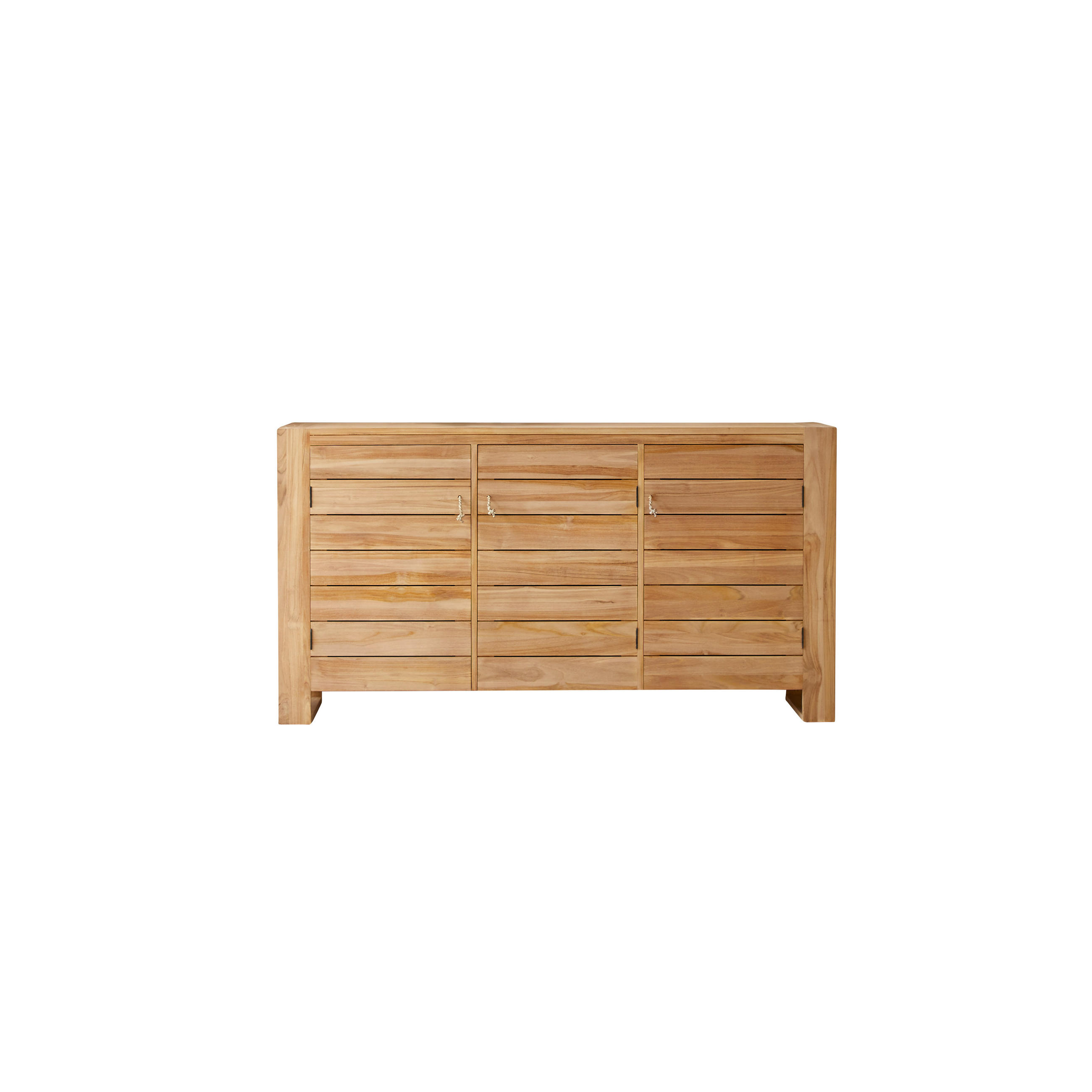 SIDEBOARD Minimalys Natur aus Teak - Naturfarben, Holz (170/90/40cm) - Tikamoon