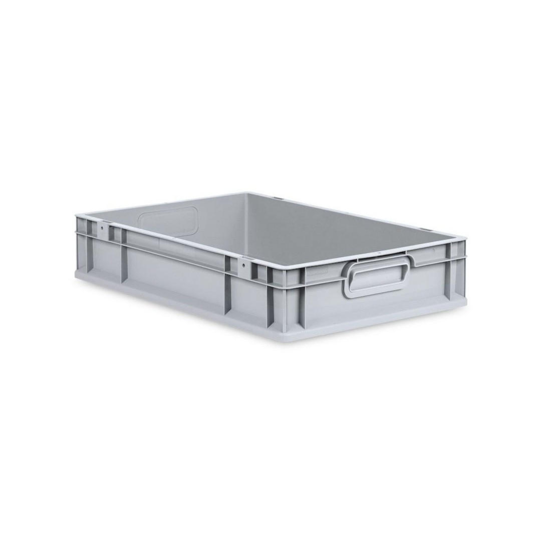 EUROBOX 5x Nextgen Economy Mit Auflagedeckel Grau/Blau Griffe Geschlossen 23 Liter - Blau, Kunststoff (40/12/60cm) - PROREGAL