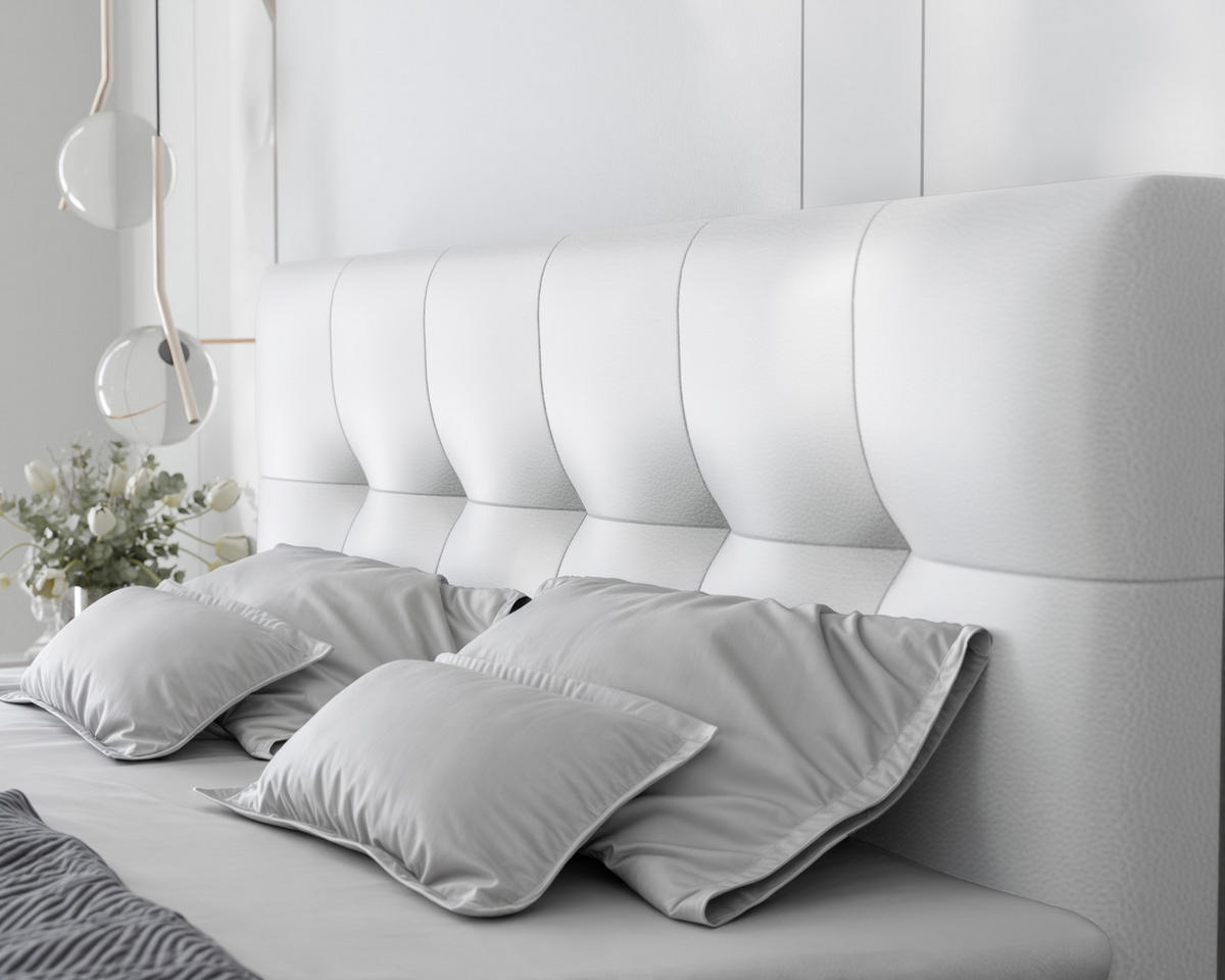 BOXBETT RENZO 200/200 cm mit Matratze und Topper, Weiß - Weiß, Holzwerkstoff/Textil (200/200cm) - Idohome