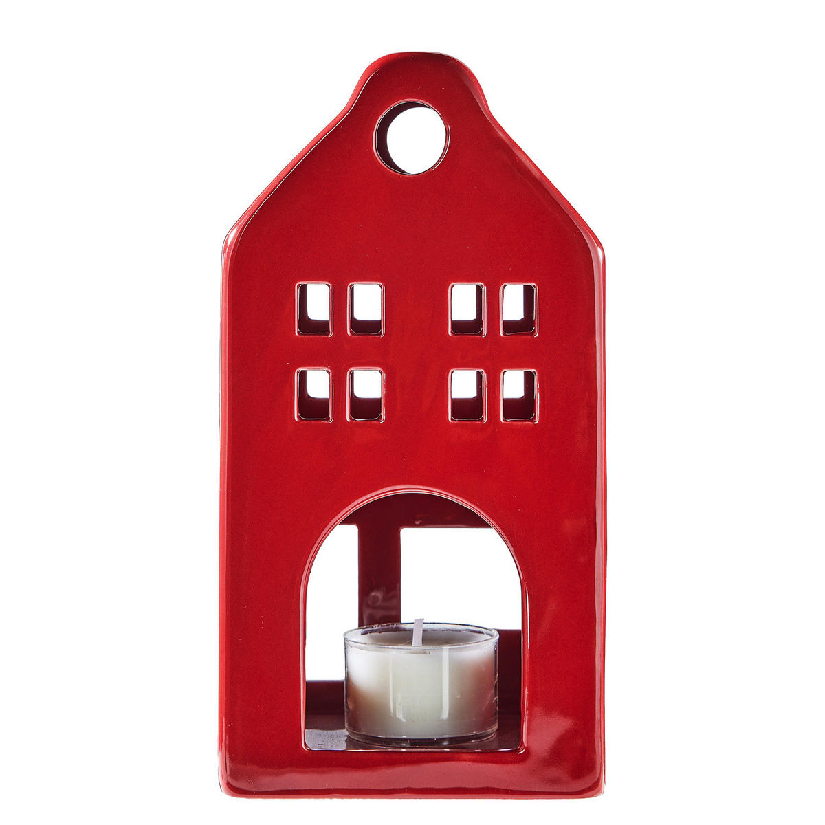 TEELICHTHAUS Delft - Rot, Keramik (8cm) - Butlers