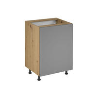 UNTERSCHRANK 60 cm – Nexa D60 – Beige - Beige, Holzwerkstoff (60/82/47cm) - ROYAL24_MARKT