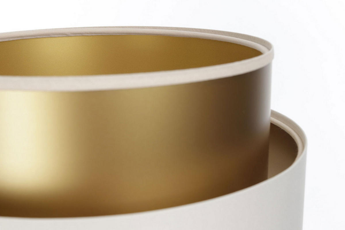 TISCHLAMPE Gold 30/45 cm - Beige, Kunststoff (30/0.7/45cm) - ONZENO