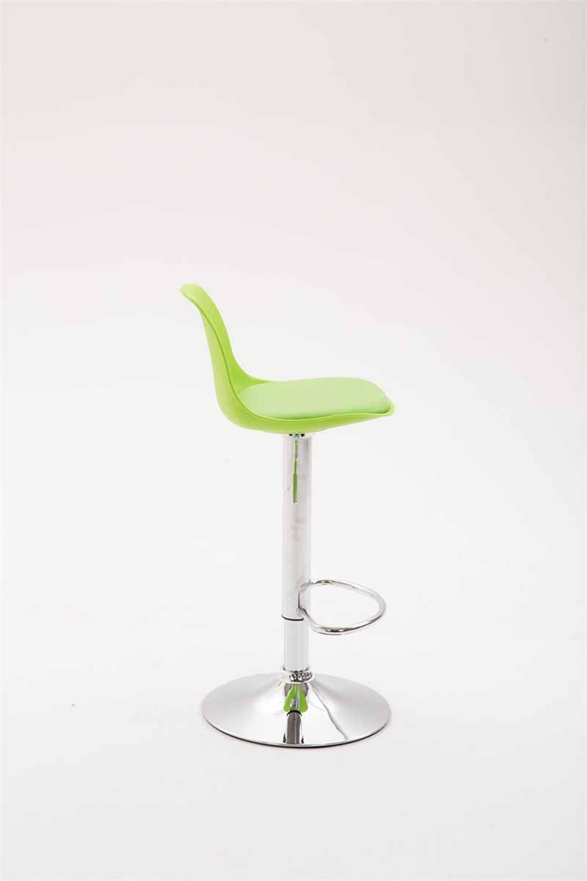 BARHOCKER Kiel höhenverstellbar 82-104x39x43 cm grün - Grün, Kunststoff (39/82/43cm) - furnicato