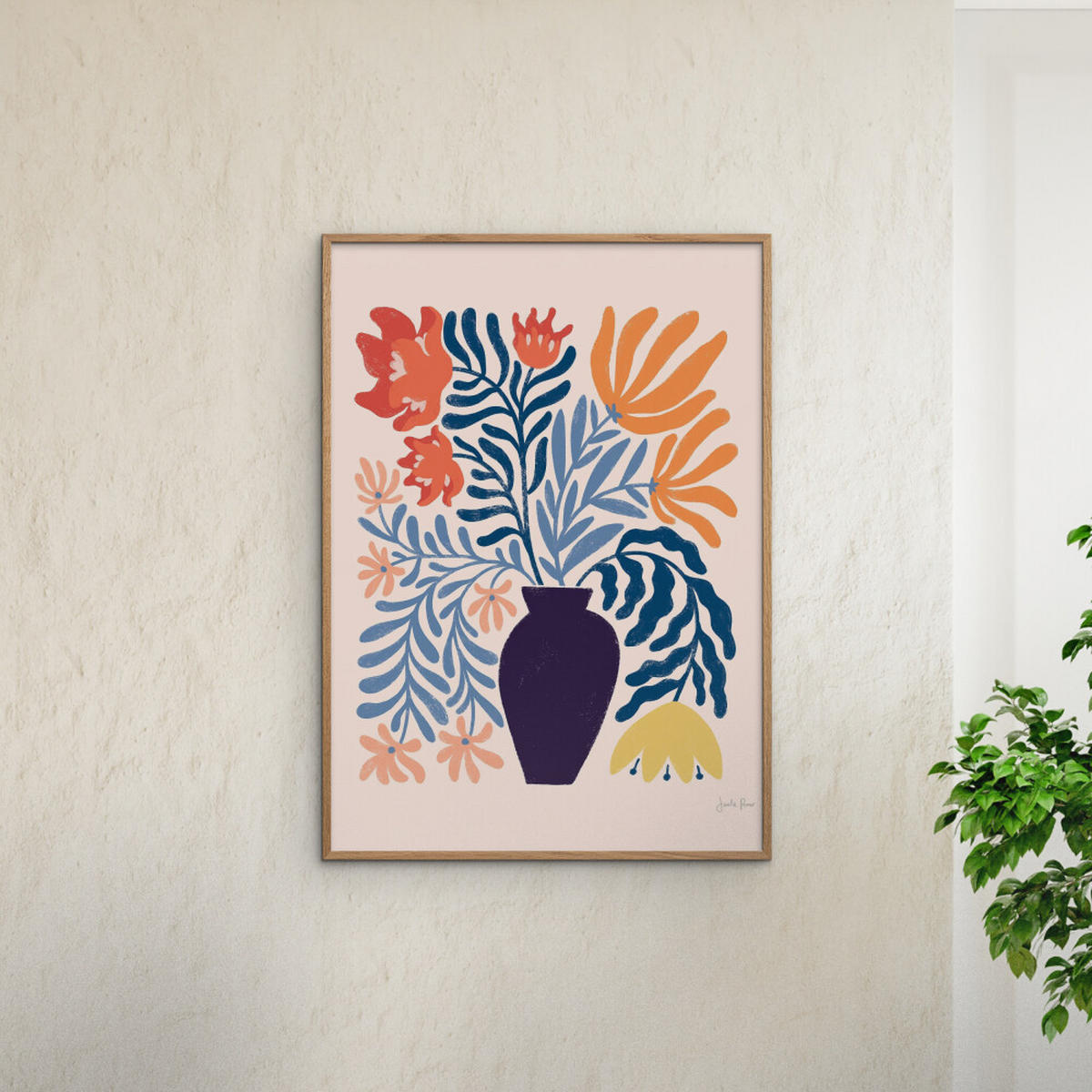 POSTER Wild Apple - Floral No. 2 - Multicolor, Papier (70/100/0.1cm) - Poster&Frame