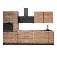 KÖK Fame-Line, Goldkraft ek, 310 cm, AP Oak - Honungsek, Träbaserade material (310/206.8/60cm) - Vicco