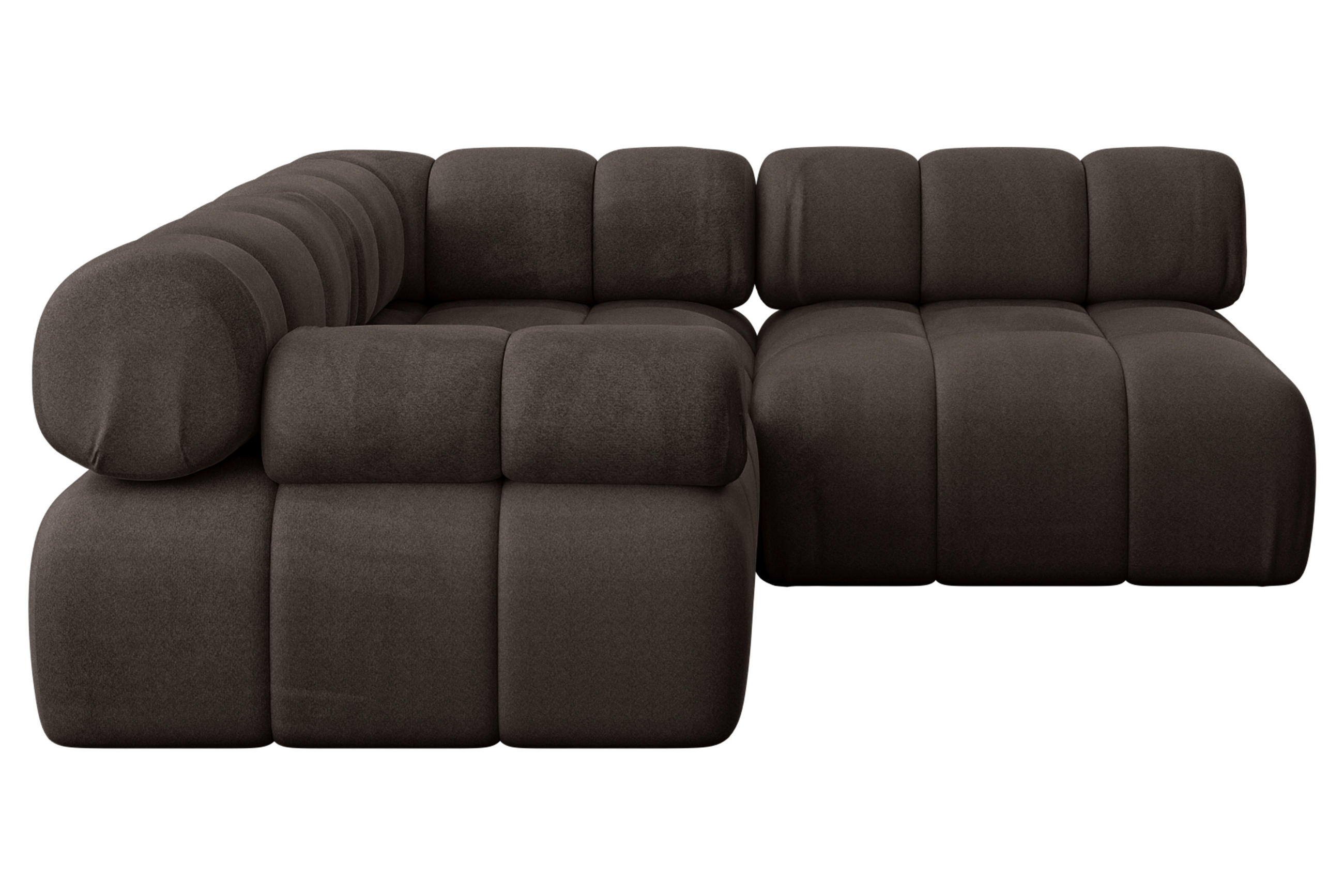 Altdecor Ecksofa Braun 190x190 cm