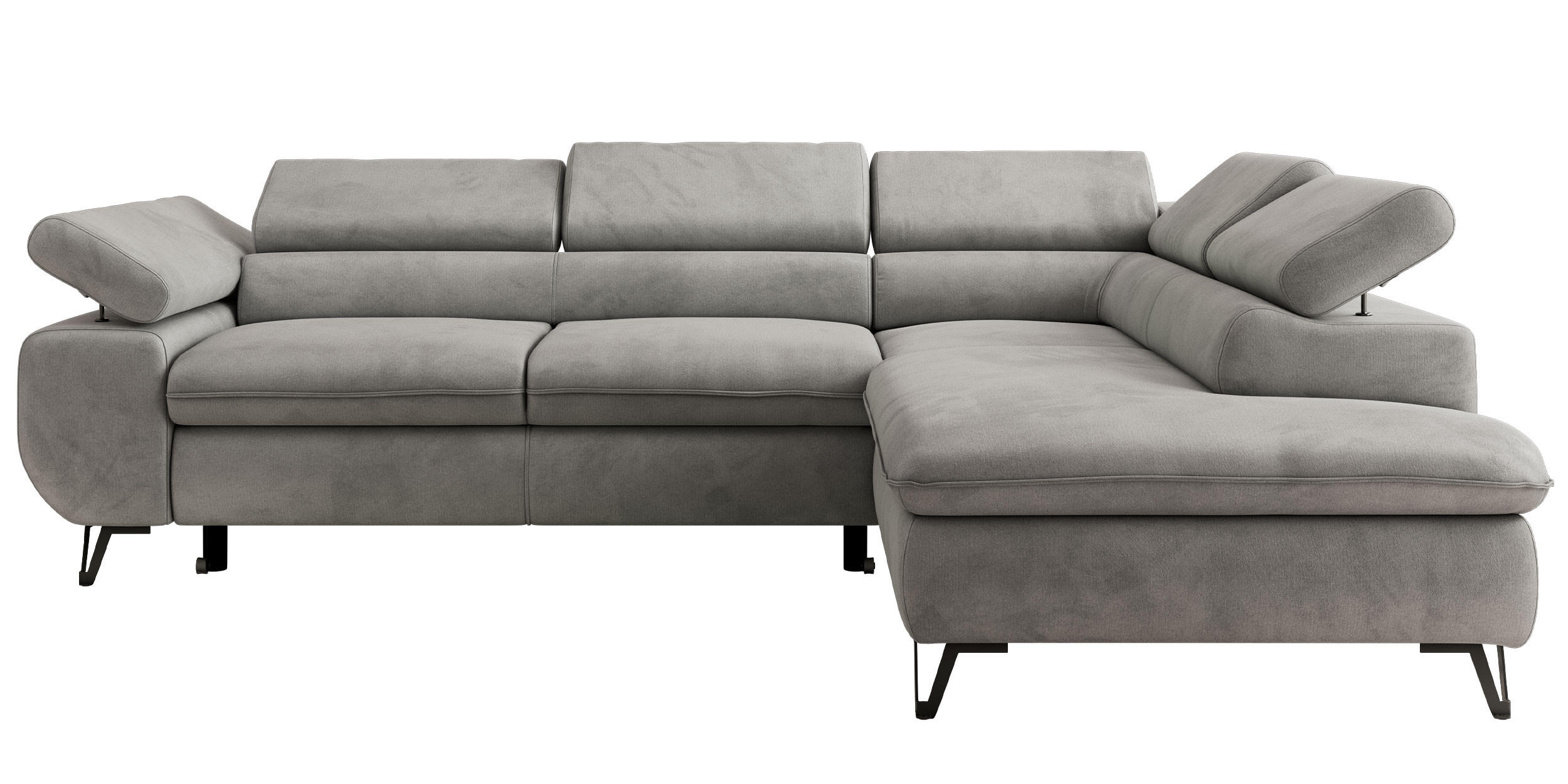 MKS Ecksofa Hellgrau 273x208 cm