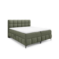 BOXBETT Sophie In Aragon - Grün, Holzwerkstoff/Textil (160/200cm) - Fun Möbel