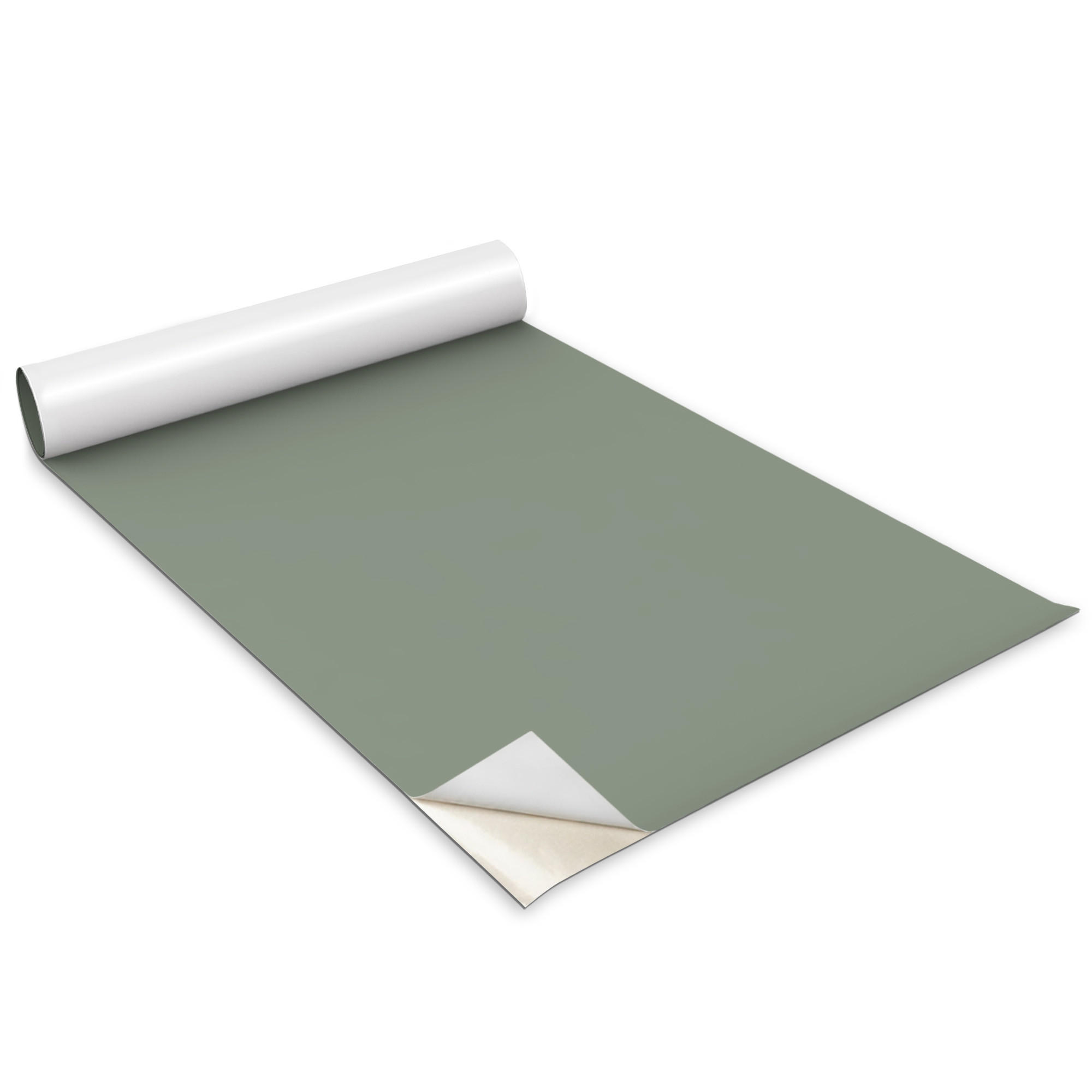 MÖBLAUFKLEBER 100x50 cm grün - Grün, Kunststoff (100/50/0.1cm) - Wallfluent