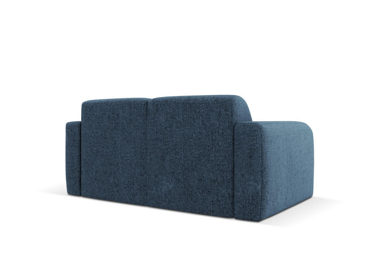 SOFA Molino aus Chenille-Stoff königsblau 2 Sitzplätze - Blau, Textil (95/72/170cm) - Micadoni