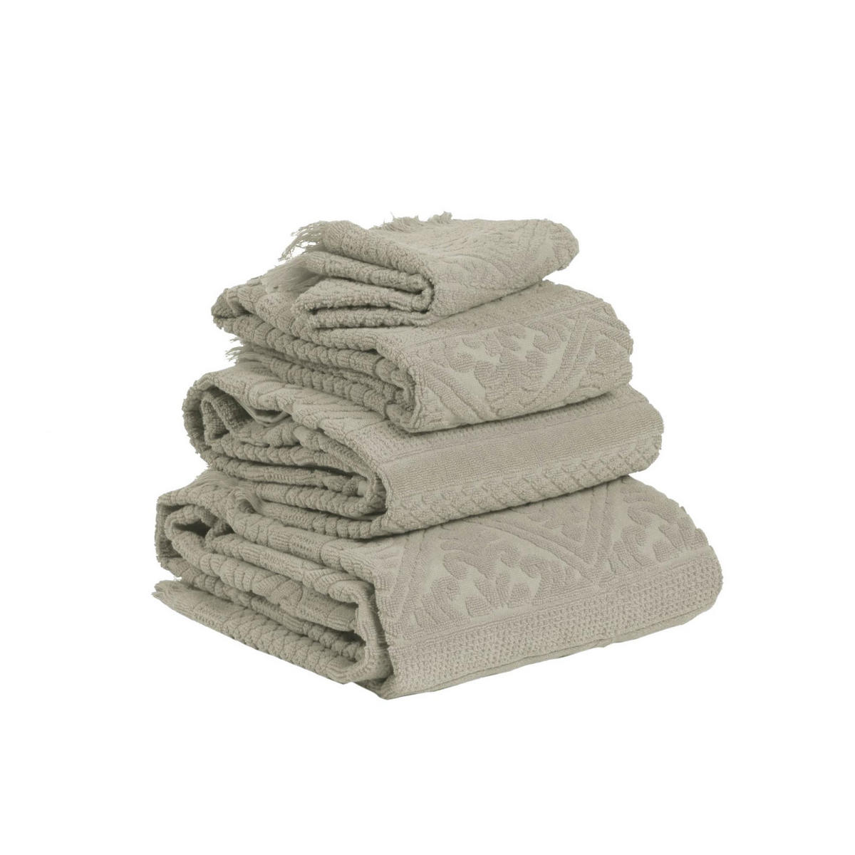 GÄSTETUCH Zoé leinen 30 x 50 cm - Braun, Textil (30/50cm) - Vivaraise