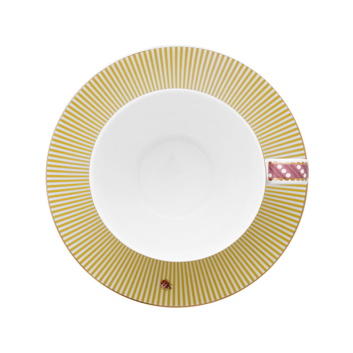 TASSEN & UNTERTASSEN 2er-Set La majorelle gelb 280 ml - Gelb, Keramik (16.8/12.2/16.8cm) - Pip Studio