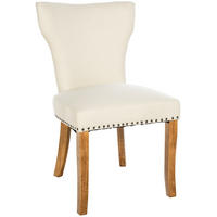 WOHNZIMMERSTUHL Stoff creme - Creme/Naturfarben, Holz/Textil (52/90/59cm) - CLP