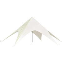 STERNZELT Tilda 12 m Kunststoff Creme Sonnensegel - Creme, Kunststoff (1200/500/1200cm) - DELUKE