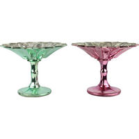 POKAL-SET Pastel glow 2-tlg. - Rosa, Glas (20/15/20cm) - FURNARO