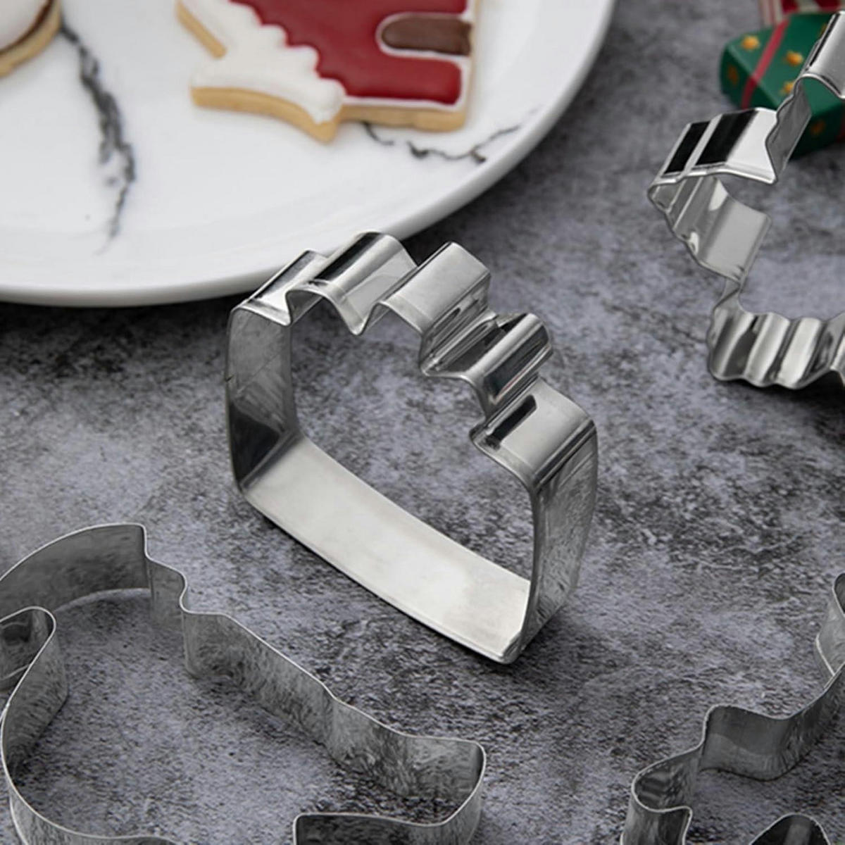 KEKSAUSSTECHER 11-teiliges Set Weihnachten Edelstahl - Multicolor, Metall (18/18/2cm)