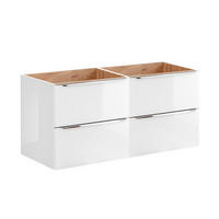 WASCHTISCHUNTERSCHRANK 120cm April Weiß - Weiß, Holzwerkstoff (120/57/46cm) - Petits-meubles