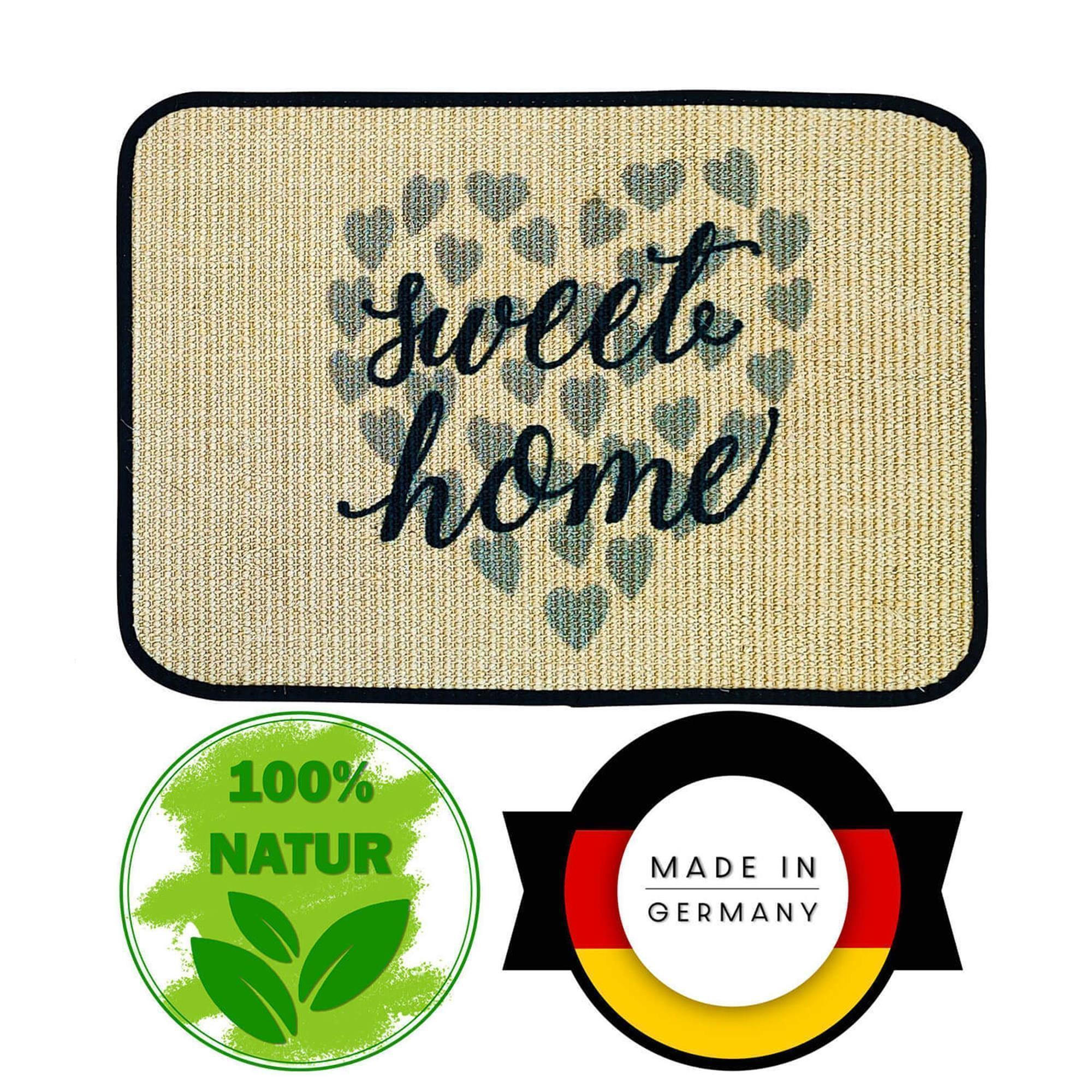 FUSSMATTE ECO-SISAL - Grau, Textil (40/60cm) - WohnDirect