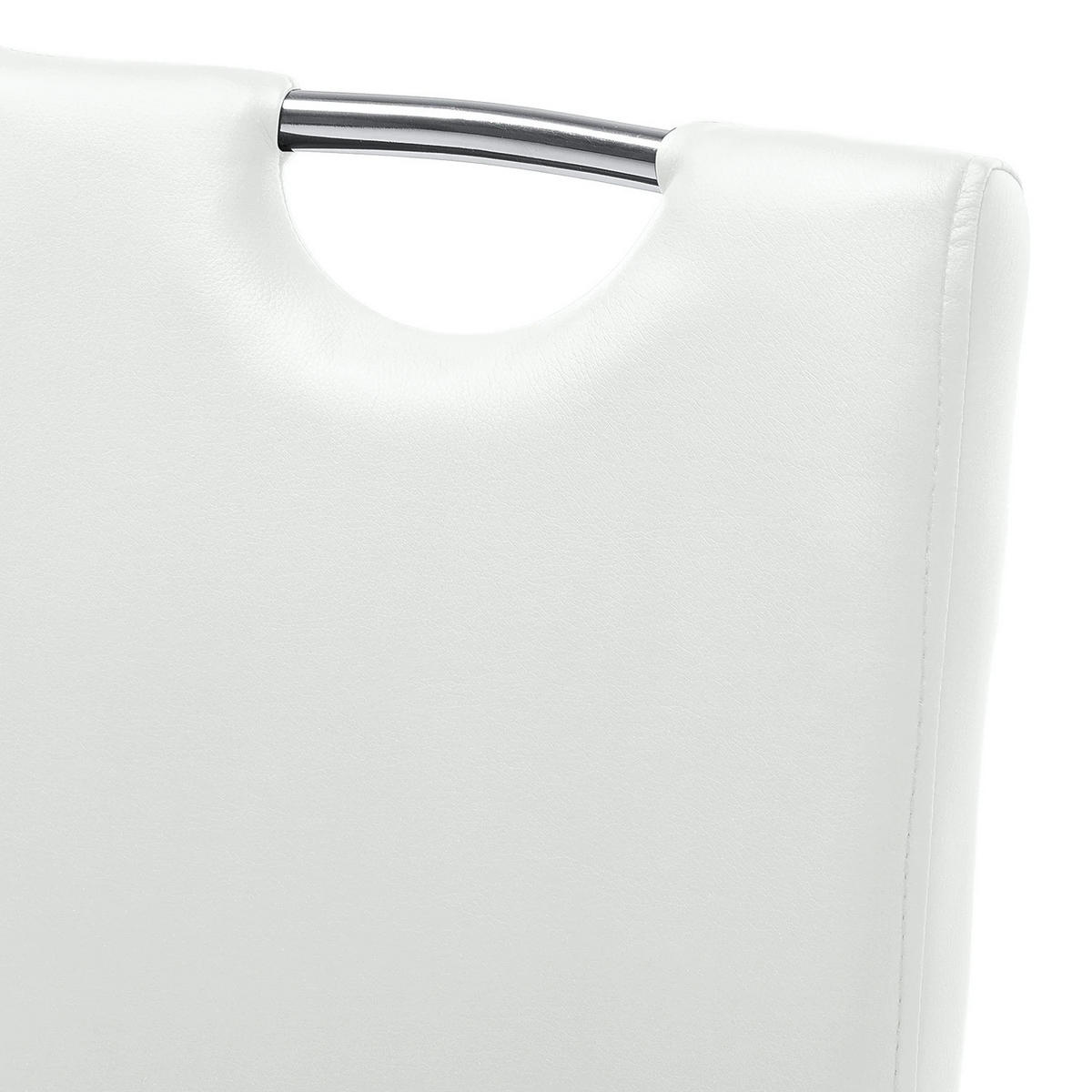 FREISCHWINGER - Metall / Textil - Weiß, Kunststoff/Metall (44/97/61cm) - home24