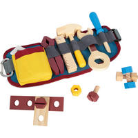 WERKZEUGGÜRTEL WORKSHOP - Blau, Holz (3/14.5/32cm) - small foot