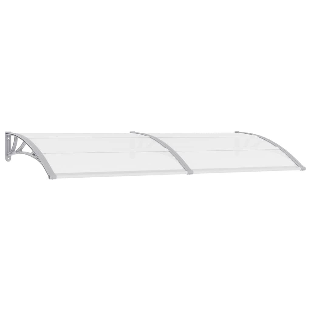 vidaXL Türvordach Grau 100x1x240 cm