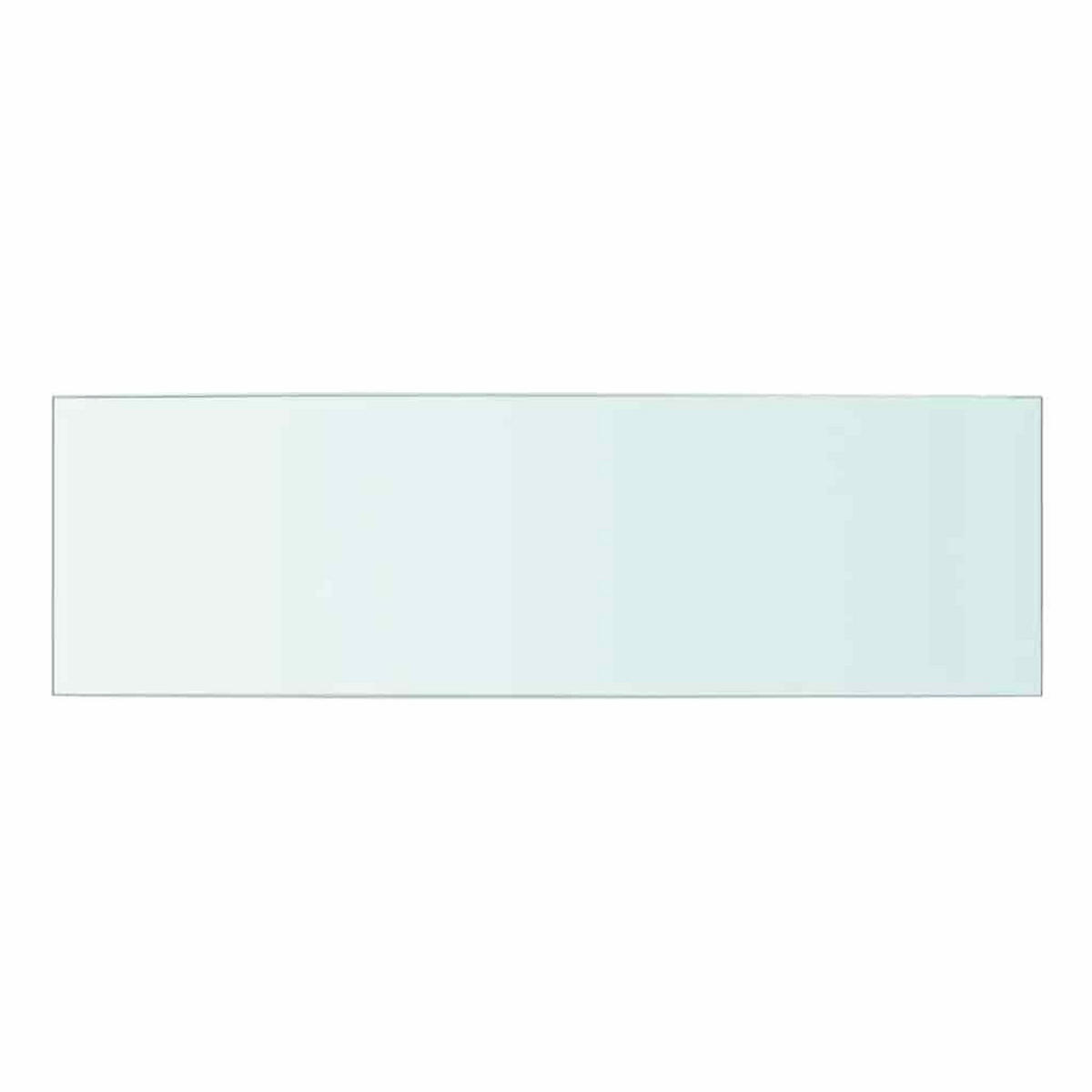 REGALBODEN Glas Transparent 50/15 Cm - Transparent, Glas (15/0.8/50cm) - vidaXL