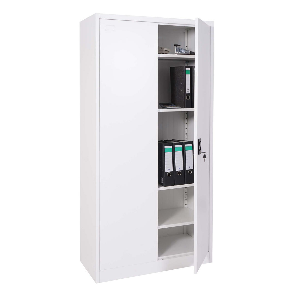 AKTENSCHRANK Weiß - Weiß, Metall (90/185/40cm) - MCW