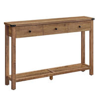 KONSOLENTISCH Hall - Braun, Holzwerkstoff (120/24/76cm) - VASAGLE