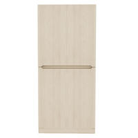 KLEIDERSCHRANK 70x40x170cm 2 Türen Stauraum Holz - Naturfarben, Holz (70/170/40cm) - FLIEKS