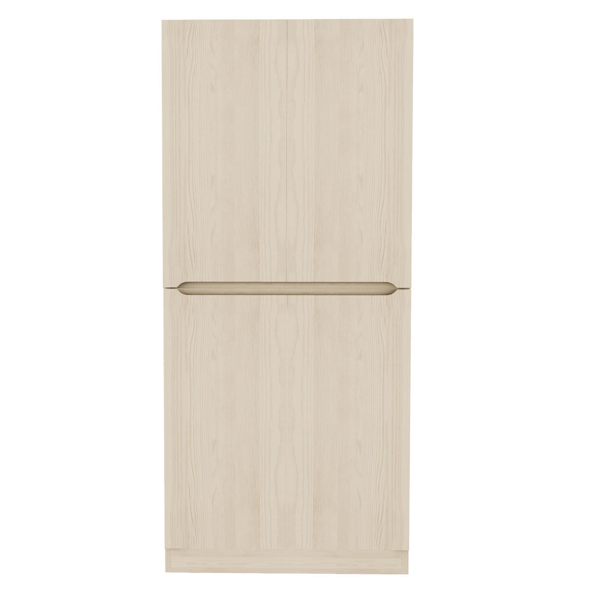 KLEIDERSCHRANK 70/40/170 cm mit 2 Drehtüren in Holzoptik - Naturfarben, Holz (70/170/40cm) - BEAOK