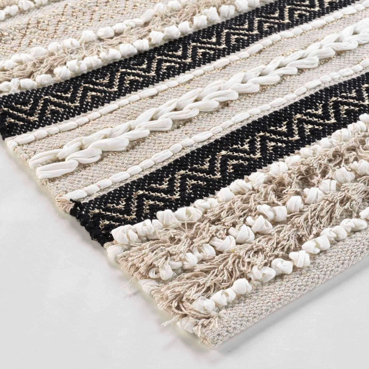 WEBTEPPICH 60/90 cm Fancy - Beige, Naturmaterialien (60/90cm) - Douceur d´intérieur