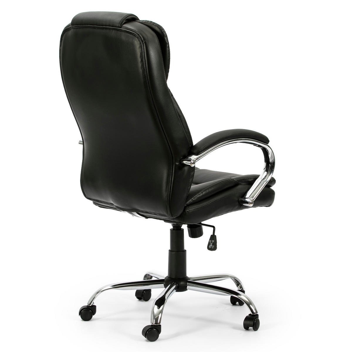 DREHSTUHL Nixon Schwarze Farbe - Schwarz, Fell (77/114/65cm) - VS Venta-stock