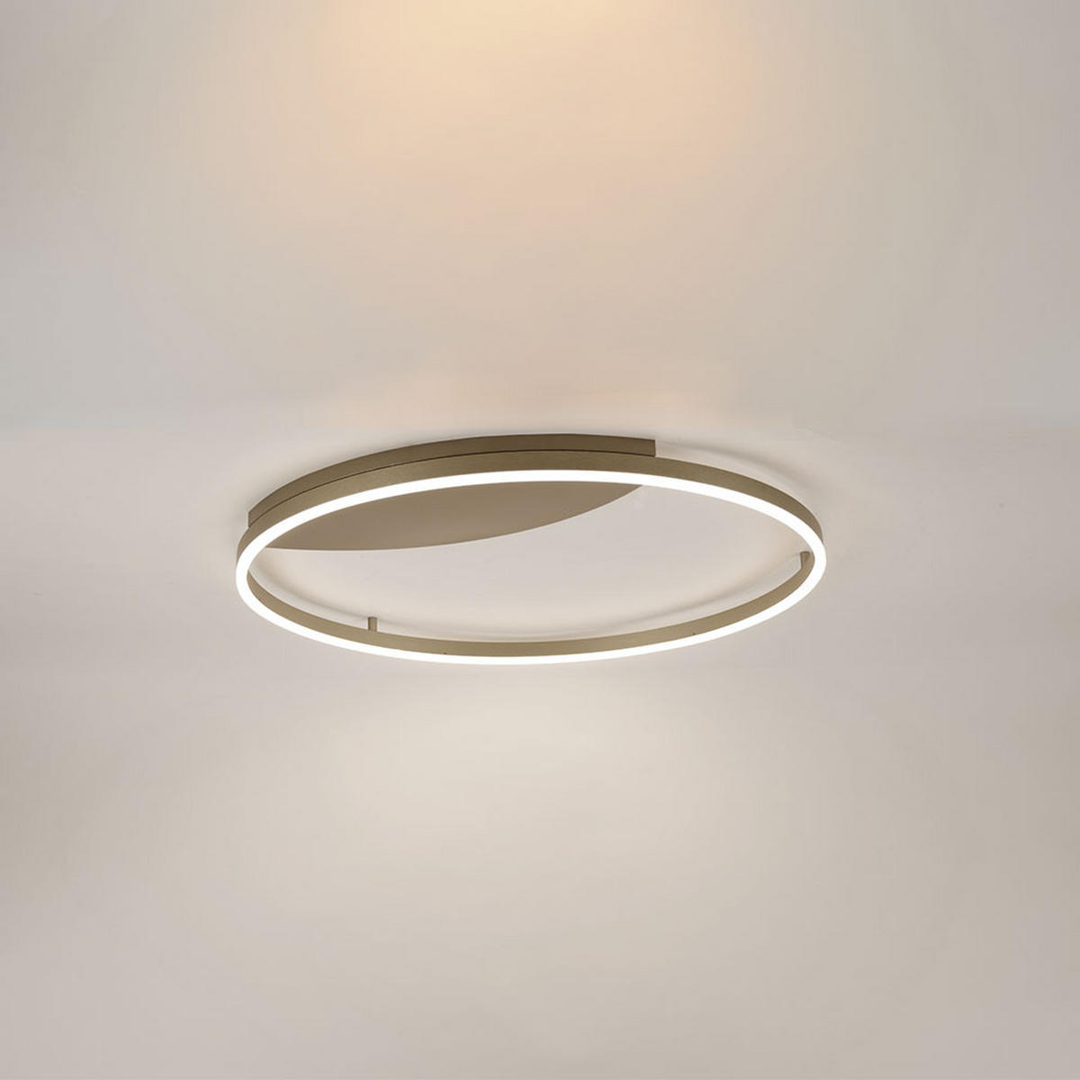 LED-WAND-/DECKENLAMPE Ring Aluminium Ø 80cm - Alufarben, Metall (80/80/5.5cm) - s.luce