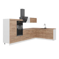 KUHINJA U OBLIKU SLOVA L Fame-Line, Hrast zlatnog tona, 347 x 207 cm, RP Hrast - hrast medunac, drvni materijal (347/153.6/60cm) - Vicco