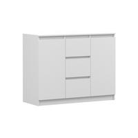 KINDERKOMMODE SIMO 04 120/86/42 cm in Weiß - Weiß, Holzwerkstoff (120/86/42cm) - Deine Möbel 24