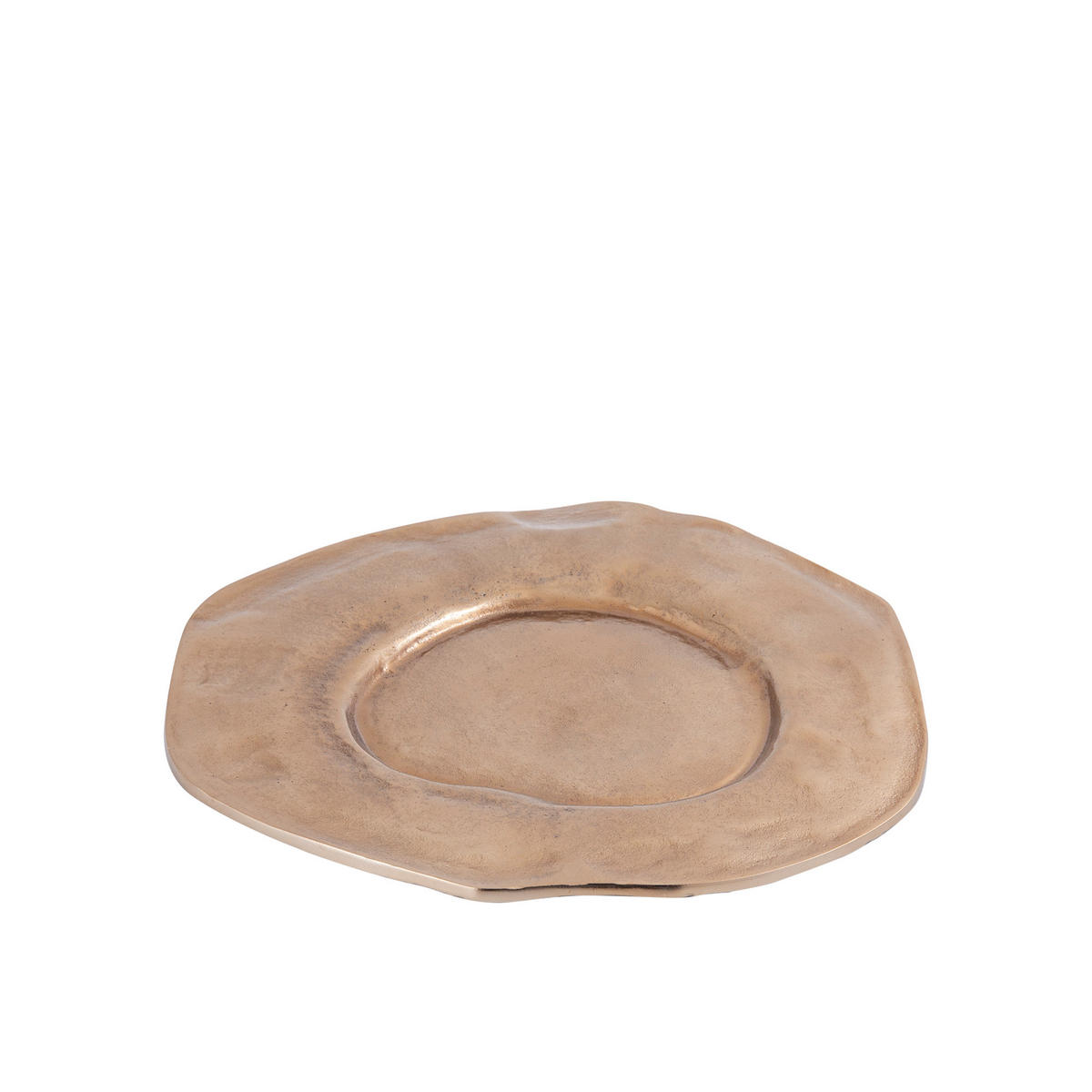 TABLETT Linke Braun 43/45/2.5cm - Braun, Metall (45/2.5/43cm) - PTMD Collection