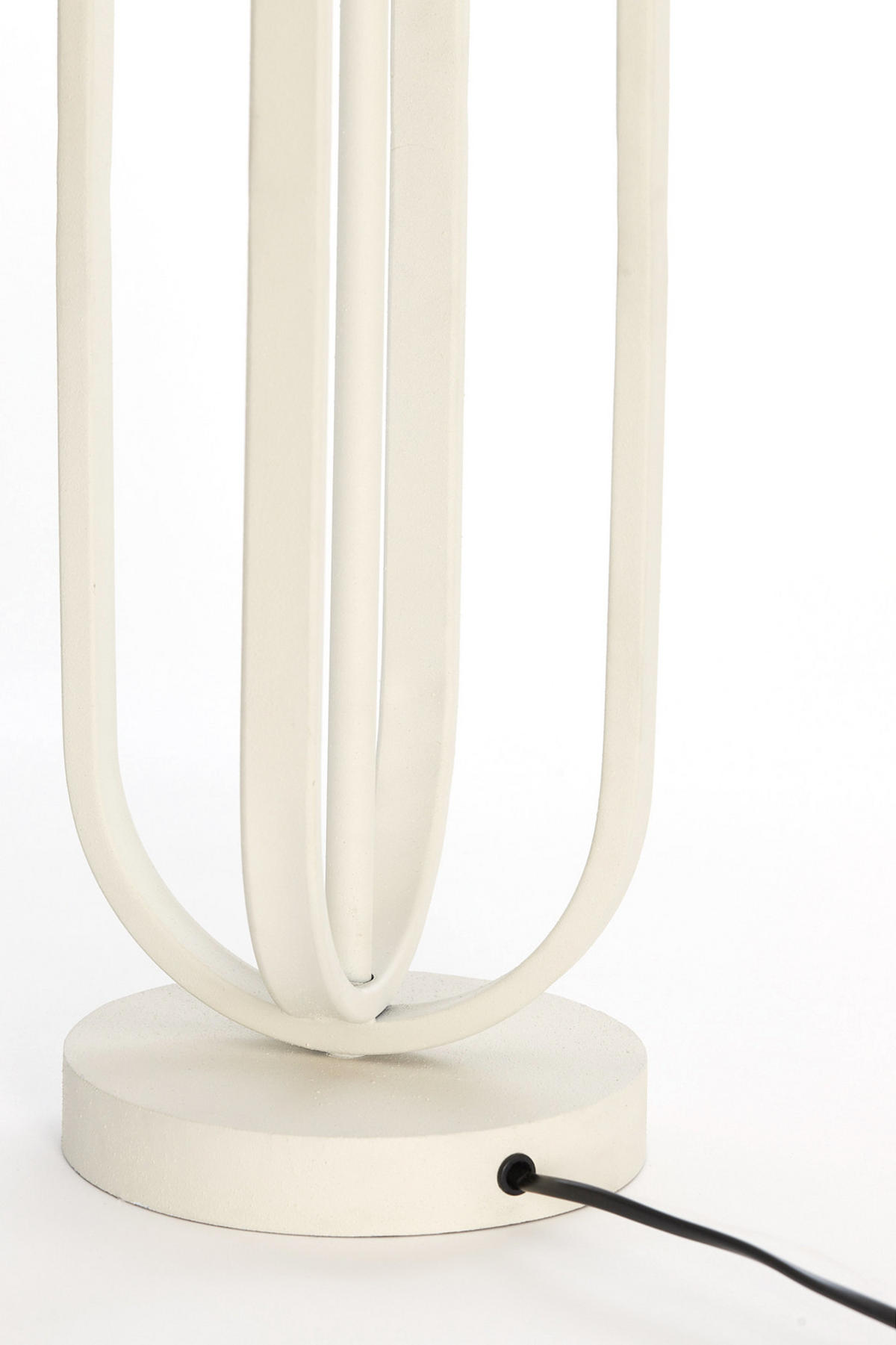 LAMPENFUSS Aster Weiß Ø16/55 cm - Weiß, Metall (16/16/55cm) - Light & Living