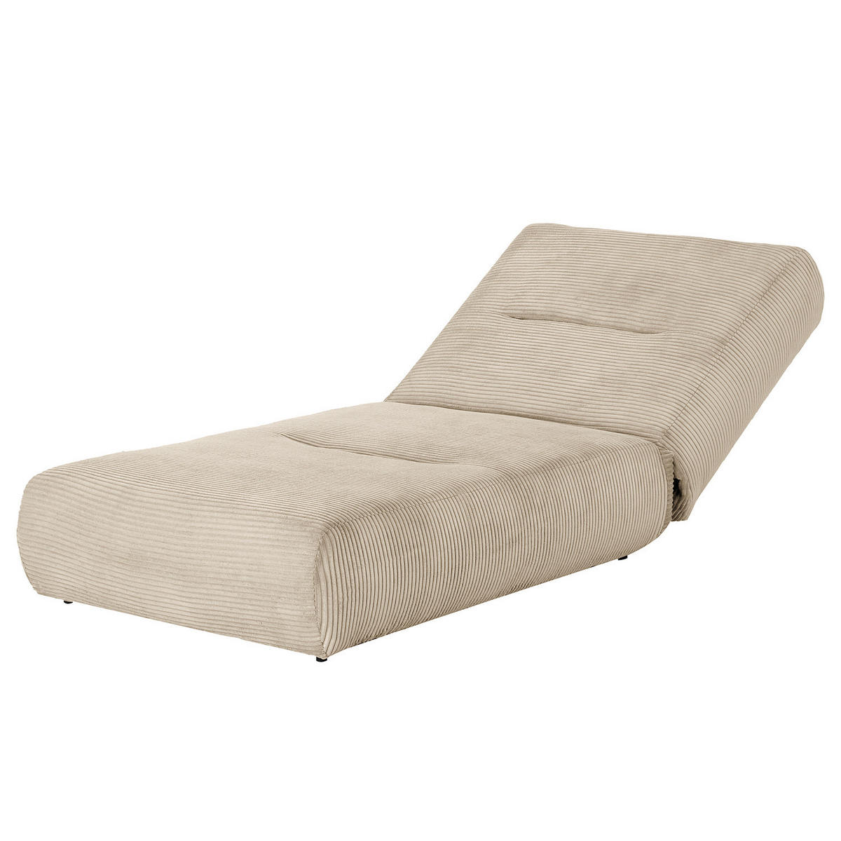 SCHLAFSESSEL - Cordstoff - Beige, Textil (81/88/160cm) - home24