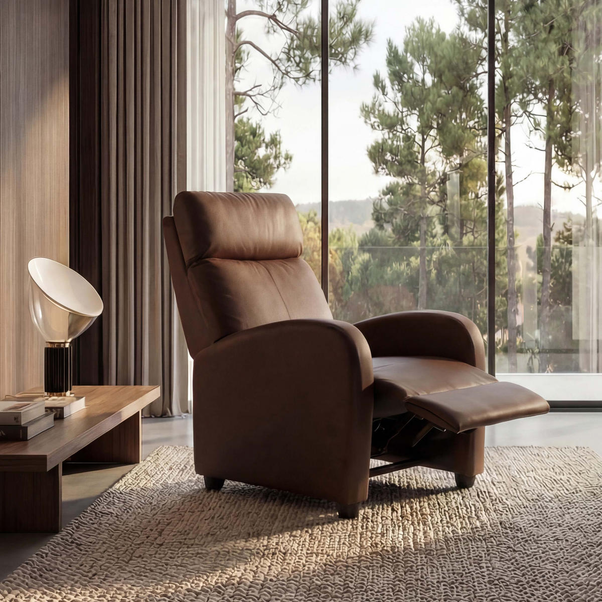 RELAXSESSEL Braun - Braun, Textil (72/105/92cm) - MCW