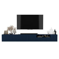 TV-LOWBOARD 2-er Set Elpis2 Marineblau Matt Glamour 150 cm - Blau, Holzwerkstoff (300/37.5/36.5cm) - Meble Lindner