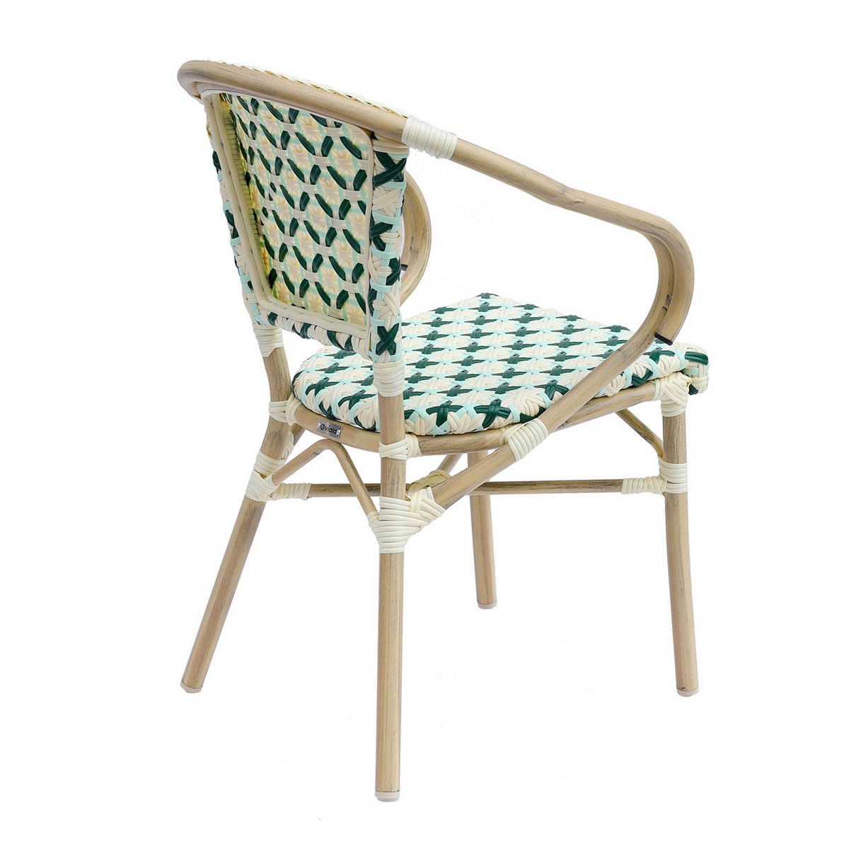 GARTENSTUHL, Grün - Grün, Holz (60/82/57cm) - Oviala