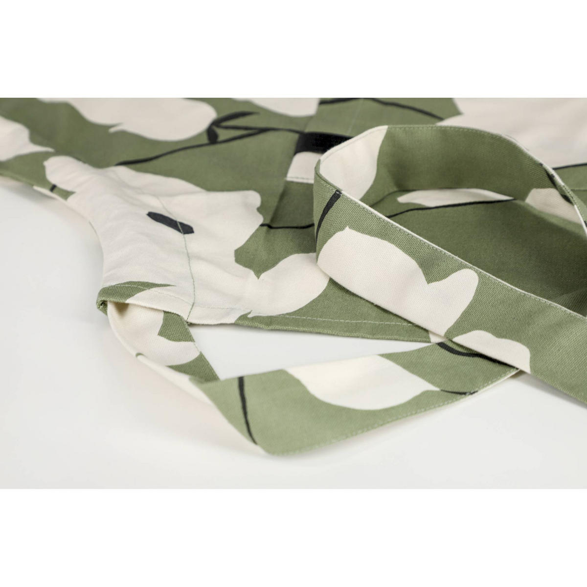 ZÁSTERA FLEUR - zelená, textil (85/85cm) - Schöner Wohnen