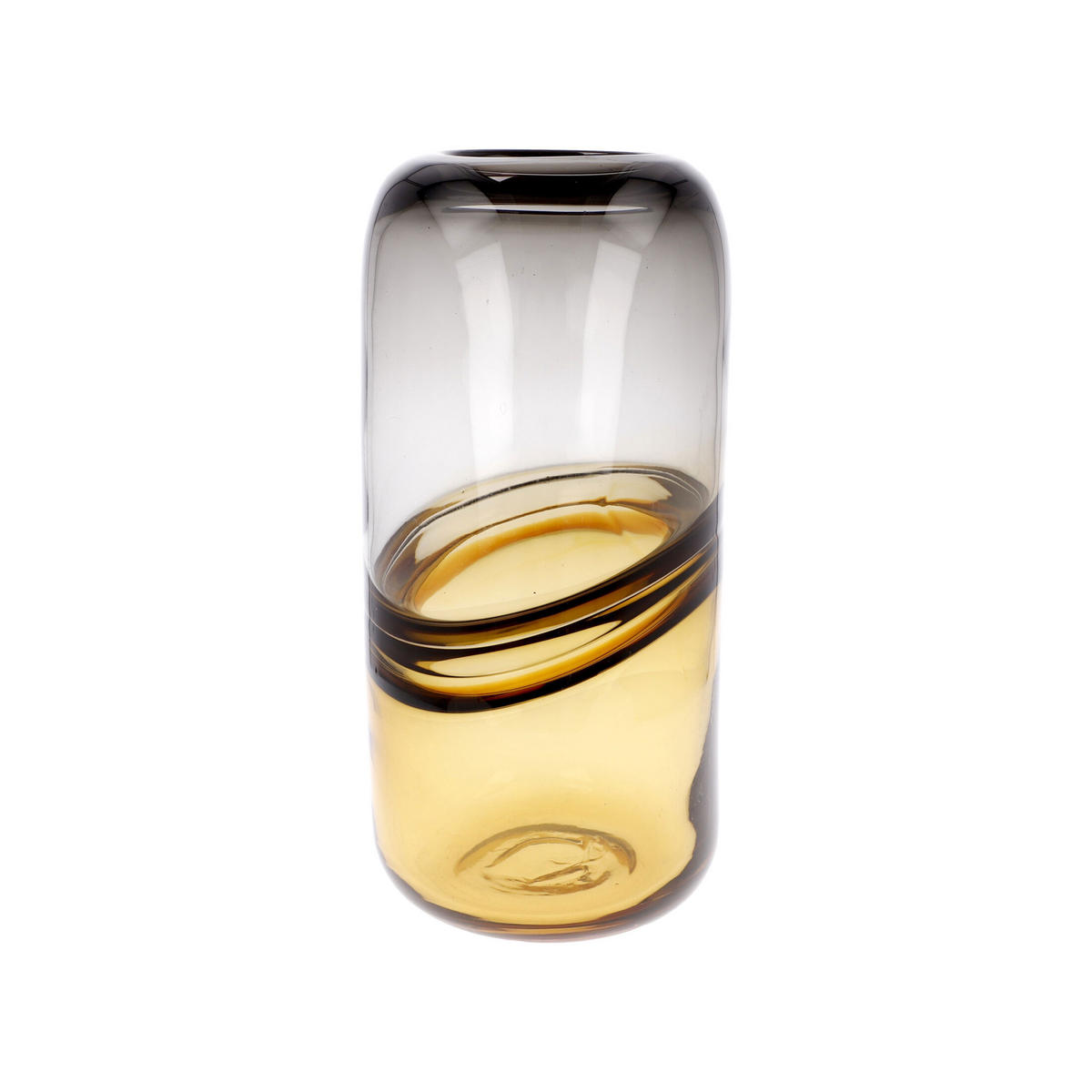 VASE Topaz Stone, Glas, Braun, 25 cm - Braun, Glas (25cm) - Goebel