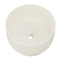 AUFSATZWASCHBECKEN 40 cm - RIVER 1 BM287 in Elfenbein - Creme, Keramik (40/12/40cm)