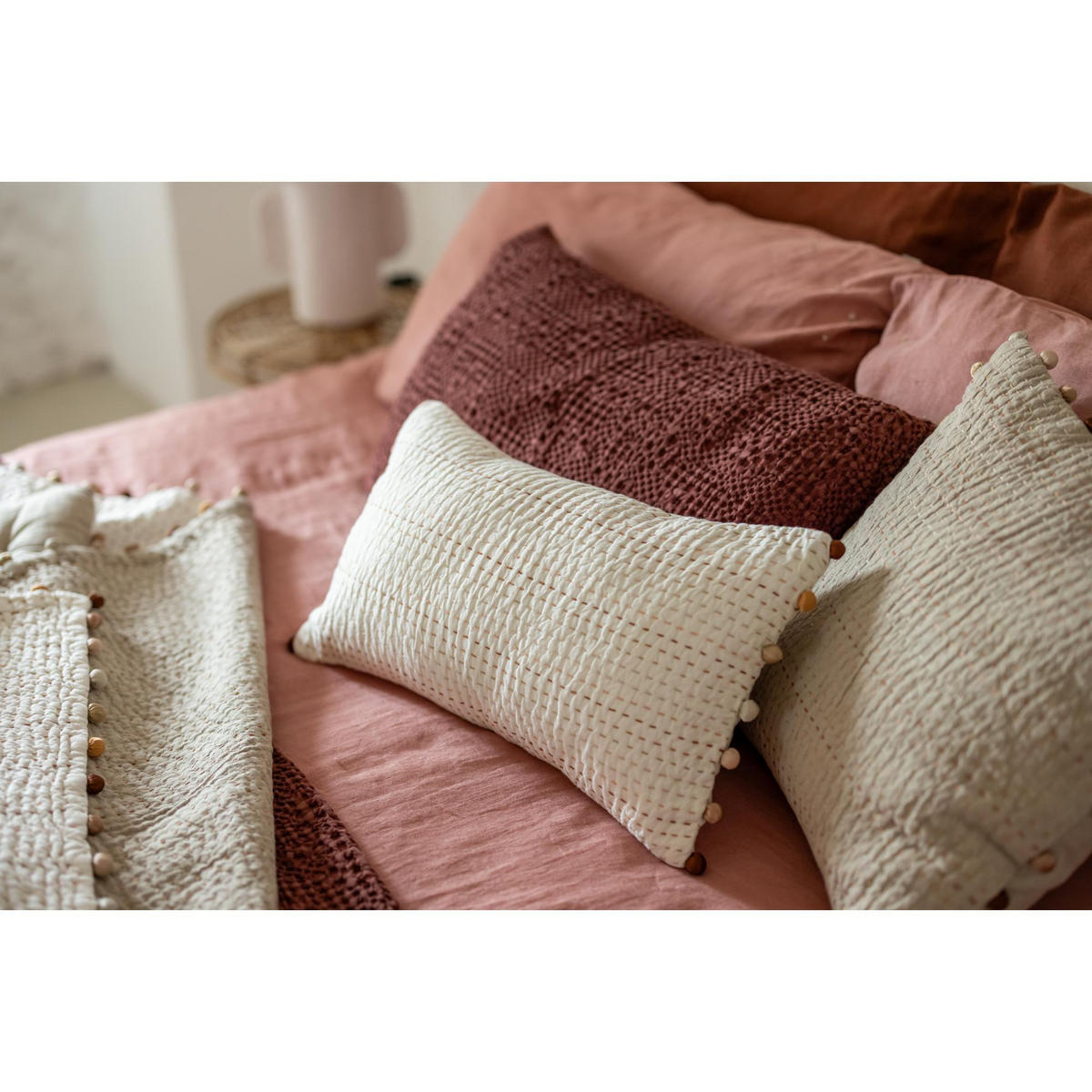 KISSEN Gastounet sein 30 x 50 cm - Multicolor, Textil (30/50cm) - Vivaraise